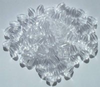 100 9x6mm Acrylic Crystal Ovals